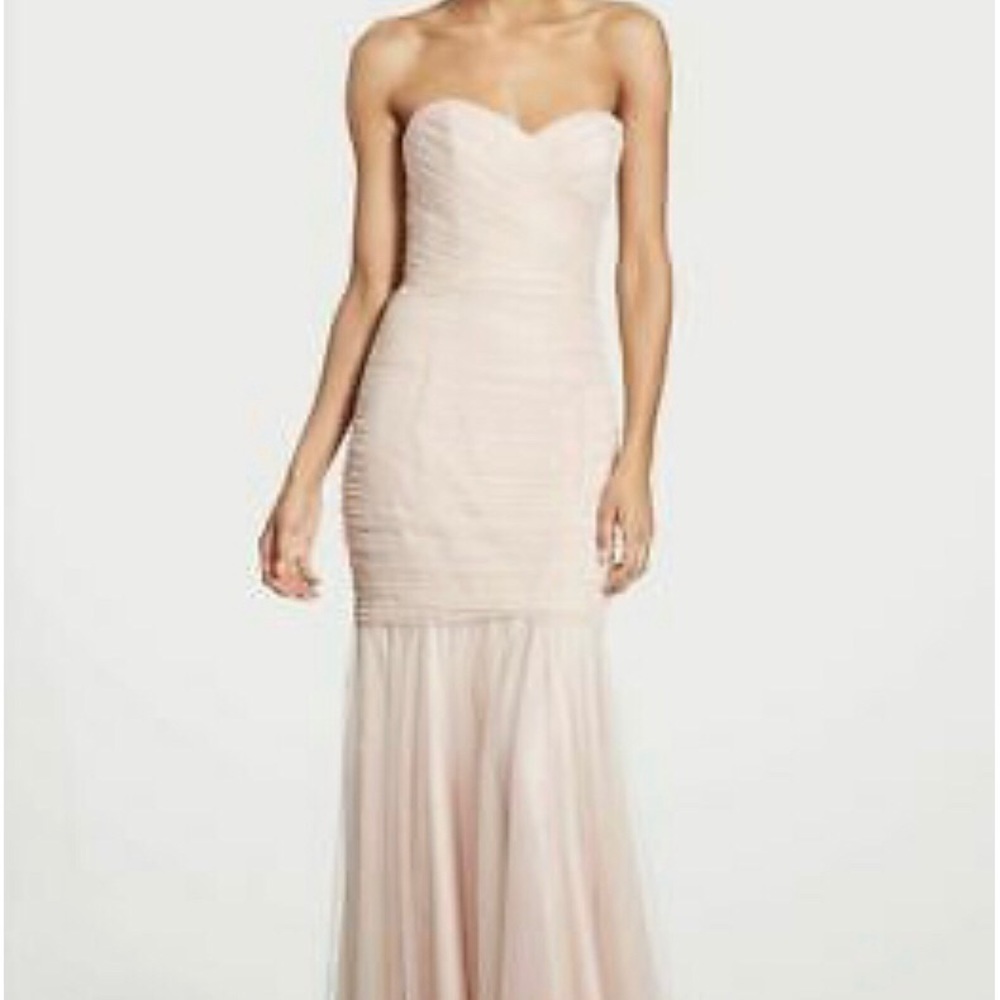Amsale Strapless Gown